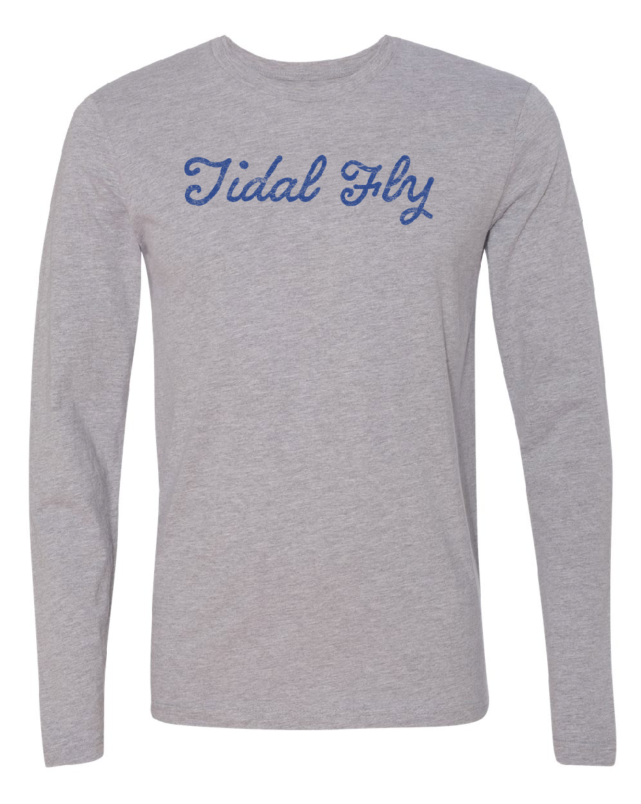 Long Sleeve Tidal Fly Front, logo back collar