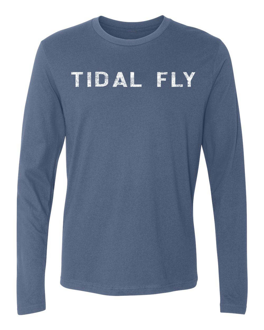 Long Sleeve Tidal Fly Front, logo back collar