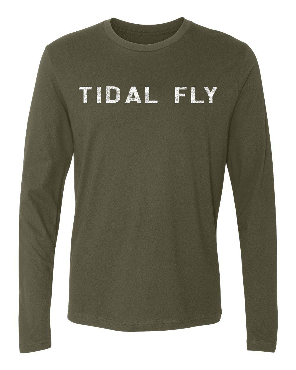 Long Sleeve Tidal Fly Front, logo back collar