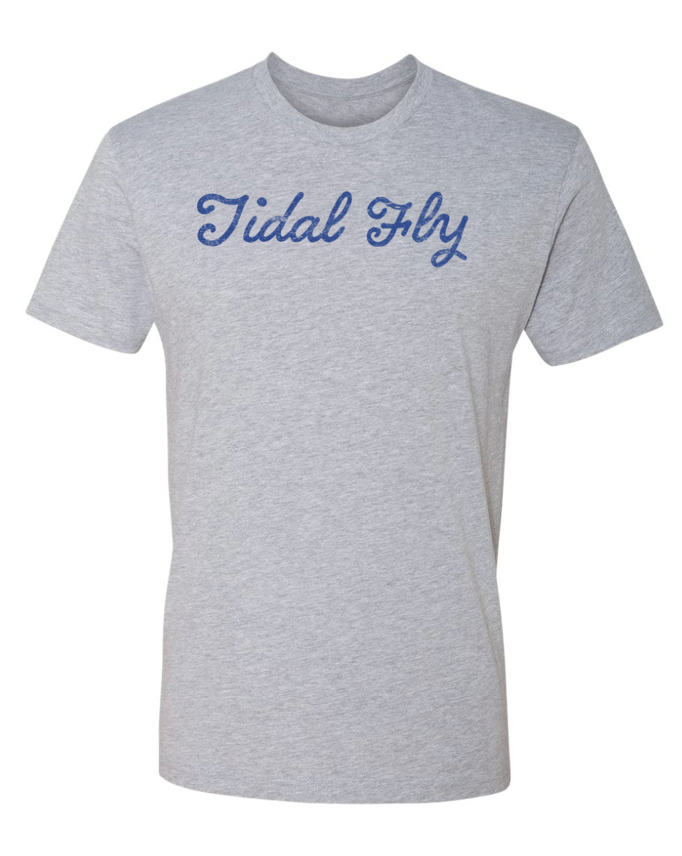 Tidal Fly Baseball Font Navy